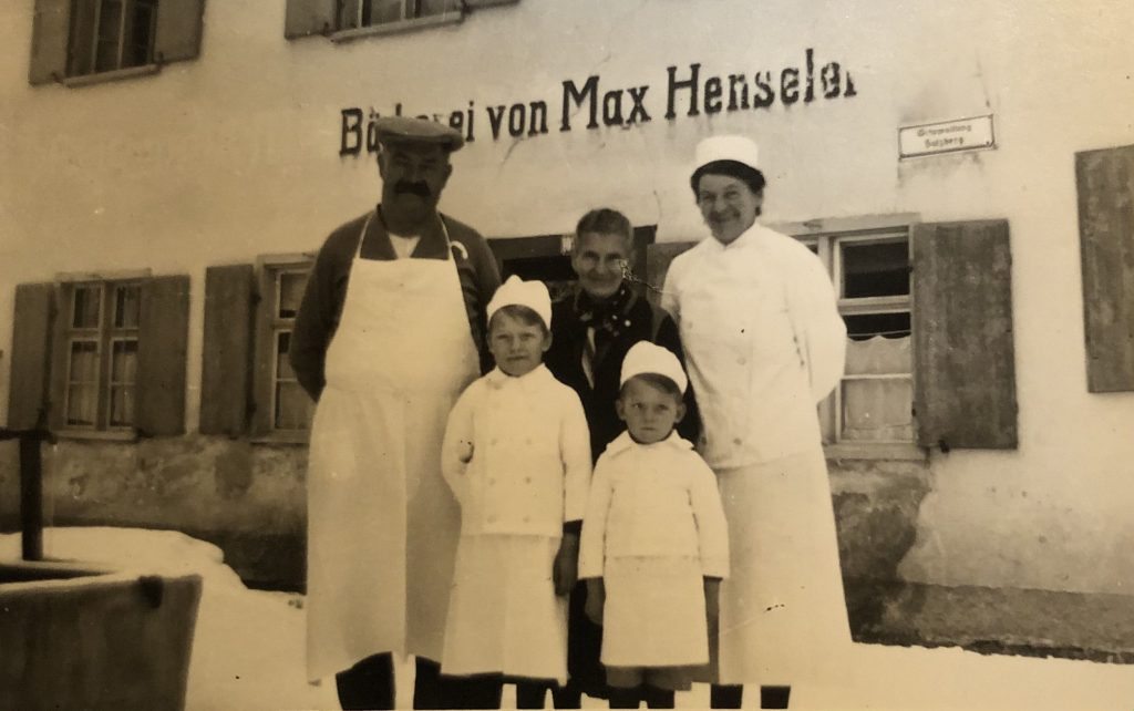 1931 die Backerei Henseler wird zu Bäckerei Fischer